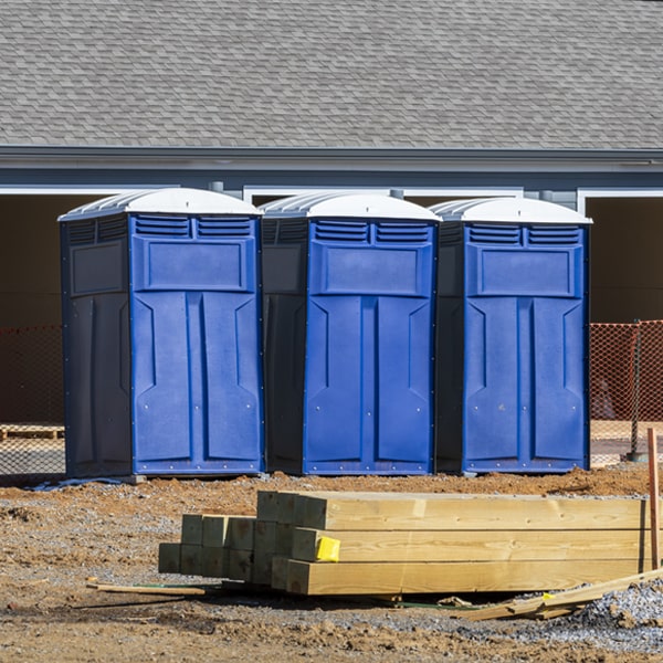 is there a specific order in which to place multiple portable toilets in Starkey New York
